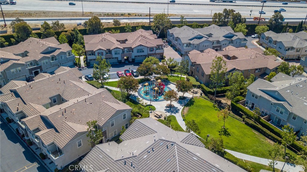 7331 Shelby Place, Unit 91 Rancho Cucamonga, CA 91739 - Photo 34 of 34 an aerial view of residential houses with outdoor space