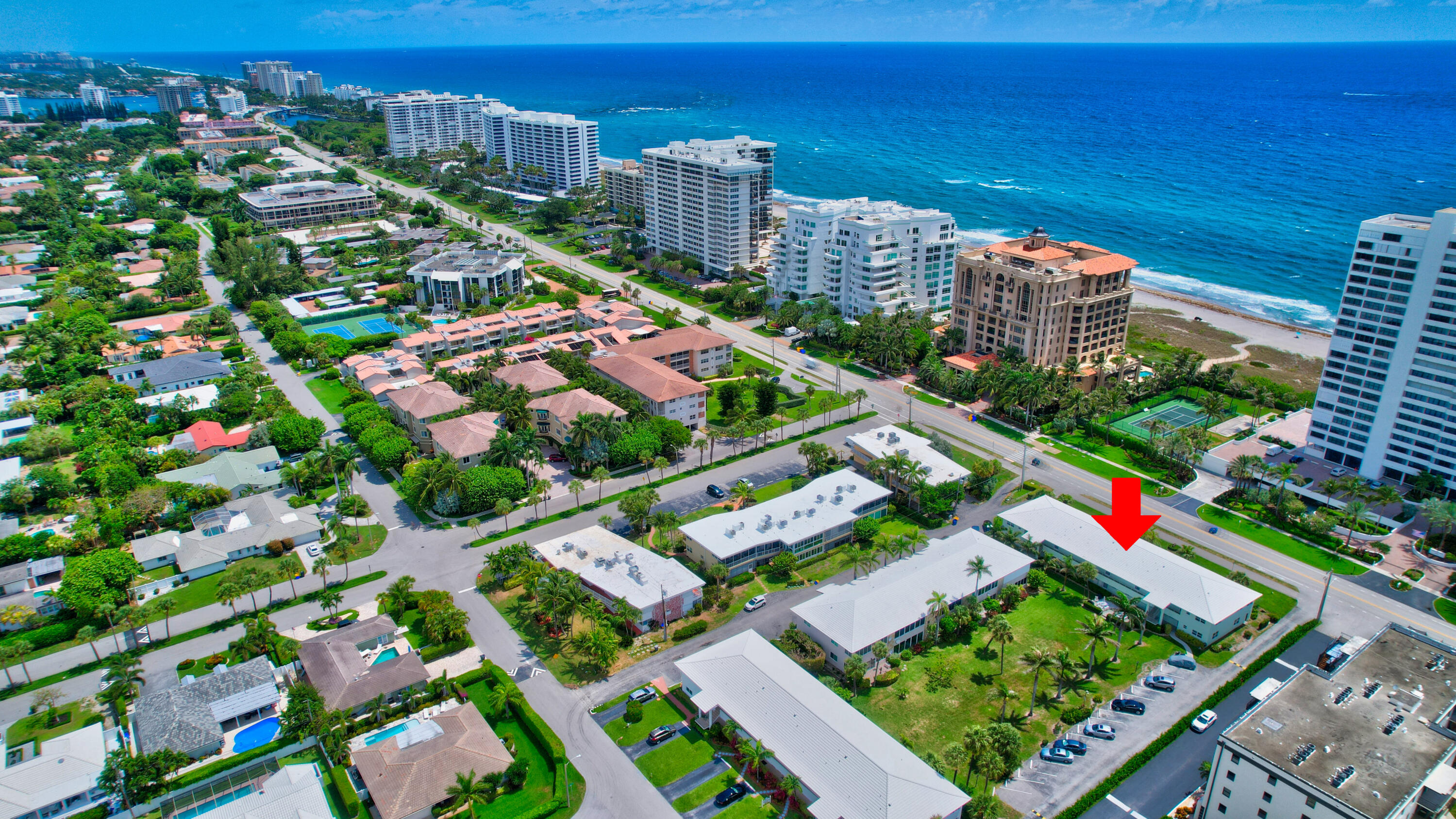 2561 South Ocean Boulevard, Unit 3 Boca Raton, FL 33432 - Photo 40 of 47 Aerial View NE