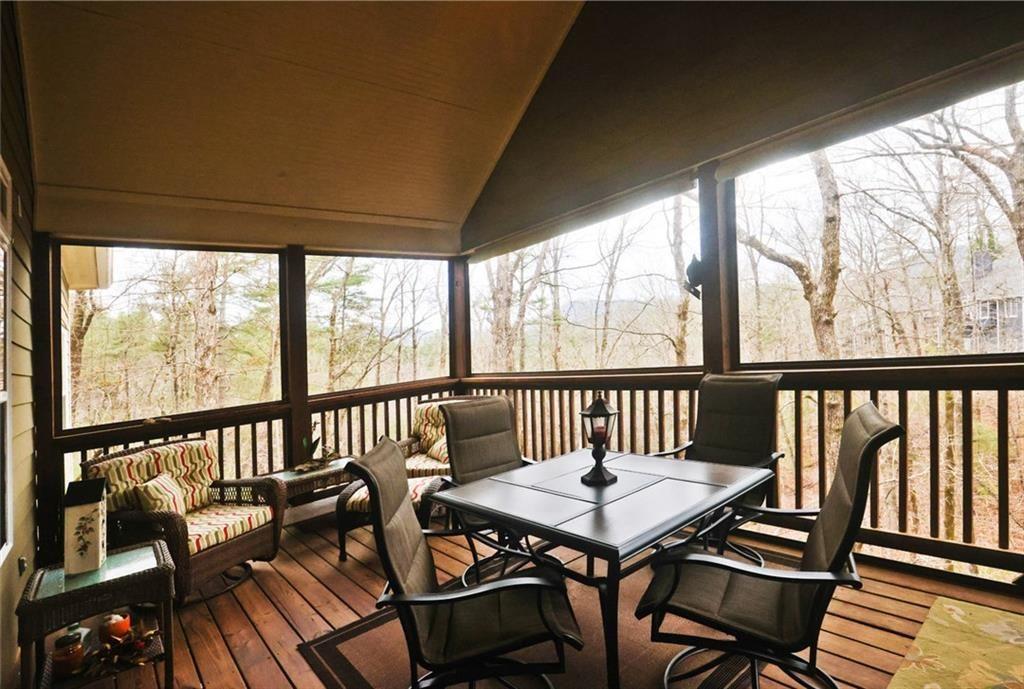 42 Crooked Branch Road Clayton, GA 30525 - Photo 28 of 48 a view of a city from a roof deck with furniture