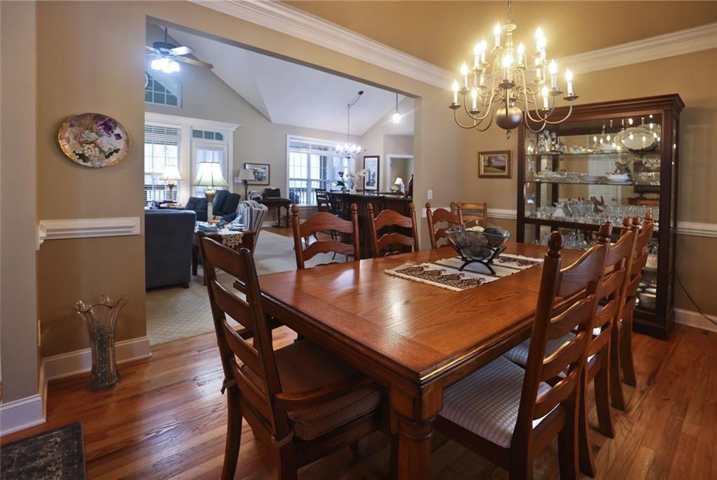 42 Crooked Branch Road Clayton, GA 30525 - Photo 7 of 48 a view of a dining room with furniture and chandelier