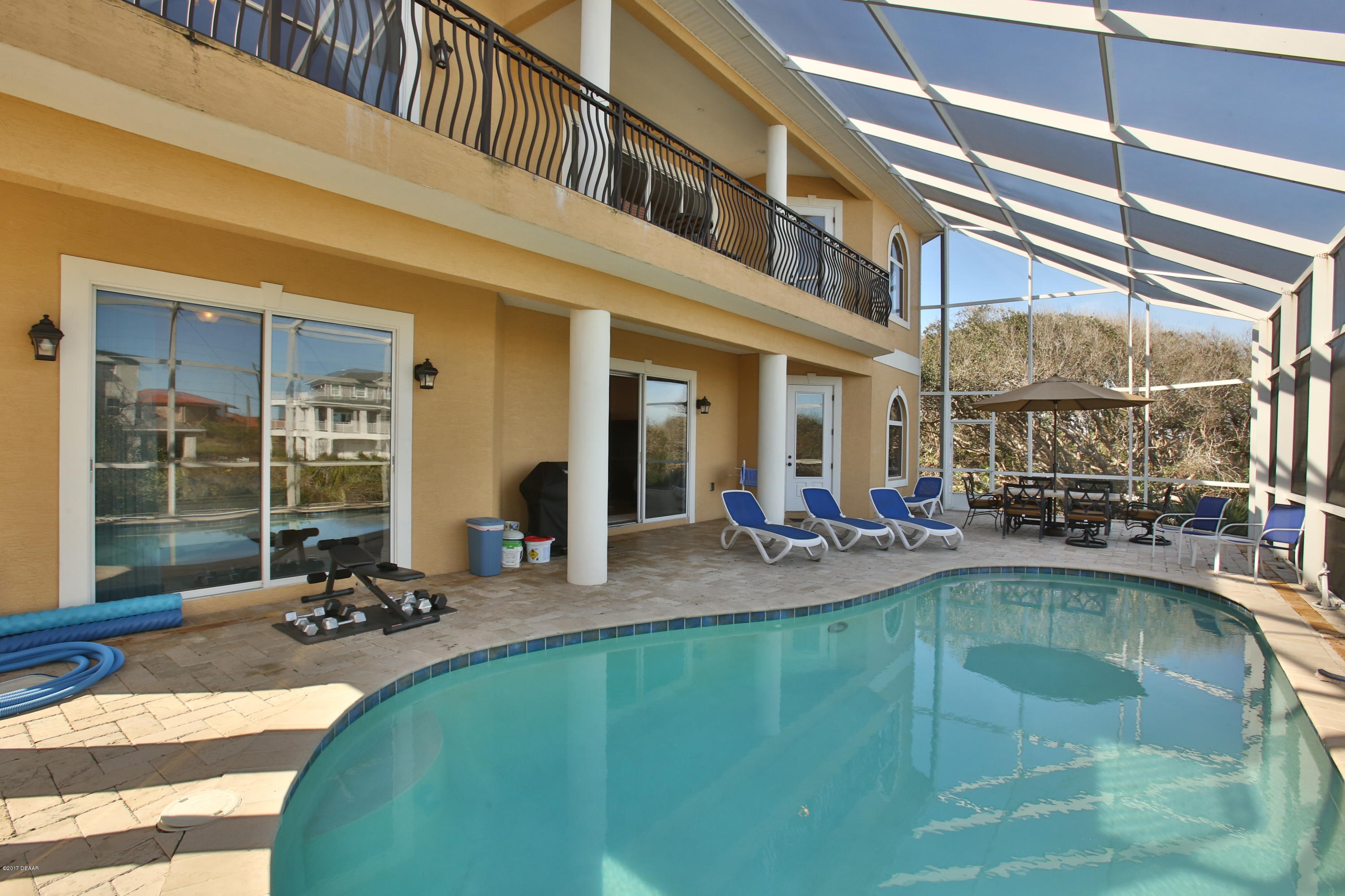 3 Mar Azul South Ponce Inlet, FL 32127 - Photo 32 of 36 a view of a swimming pool with outdoor seating