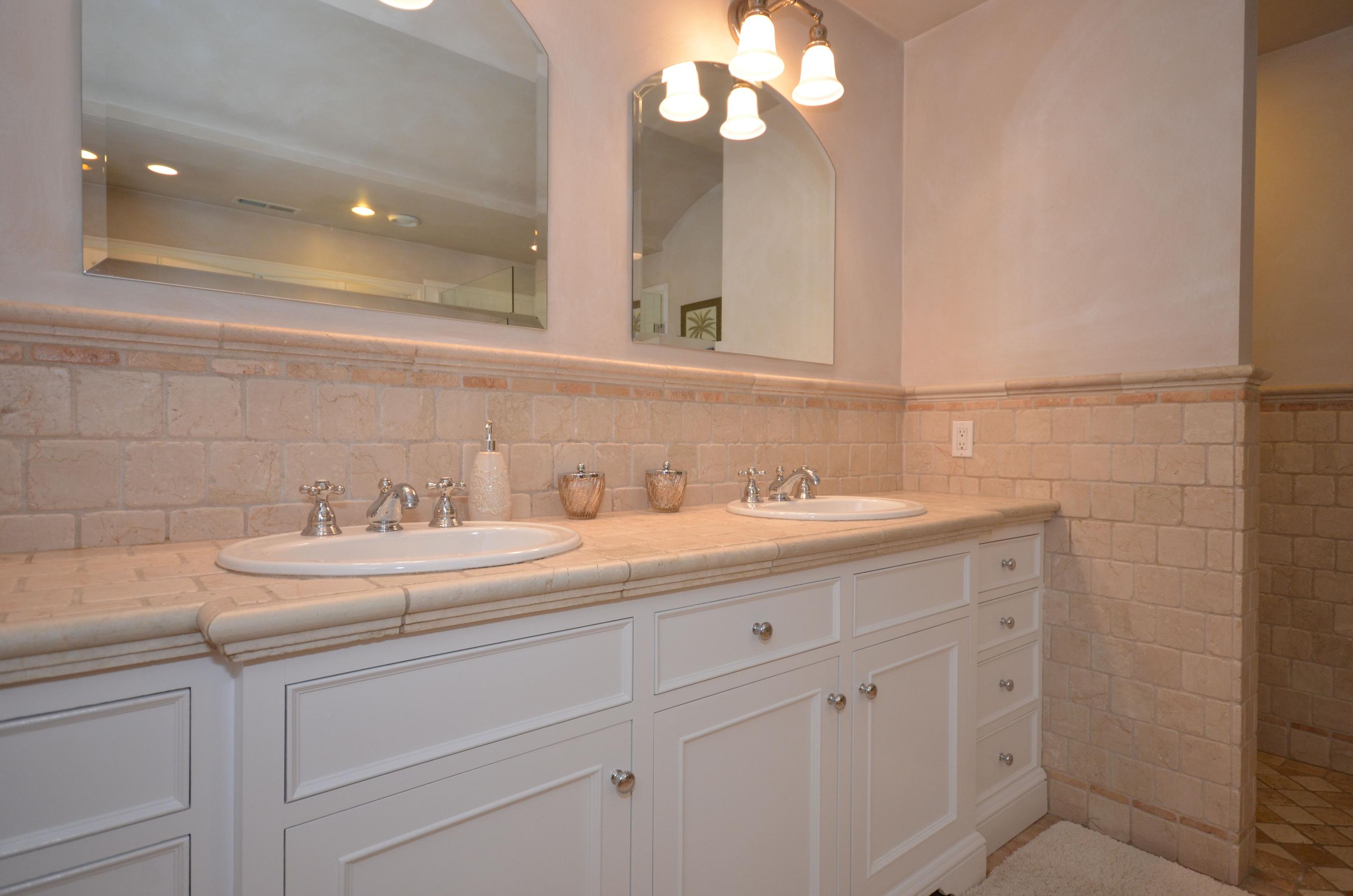 45 Brookside Road Darien, CT 06820 - Photo 13 of 24 a bathroom with a sink a vanity and a mirror