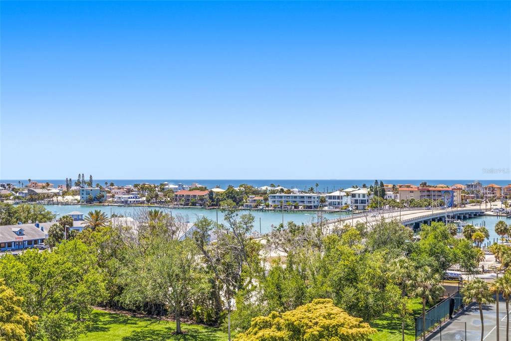 9425 Blind Pass Road, Unit 705 St. Pete Beach, FL 33706 - Photo 37 of 66 a view of city and ocean