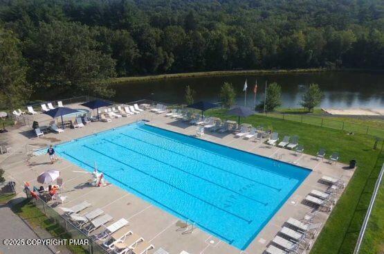 251 Bellingham Drive Bushkill, PA 18324 - Photo 43 of 53 a wooden deck with lake view