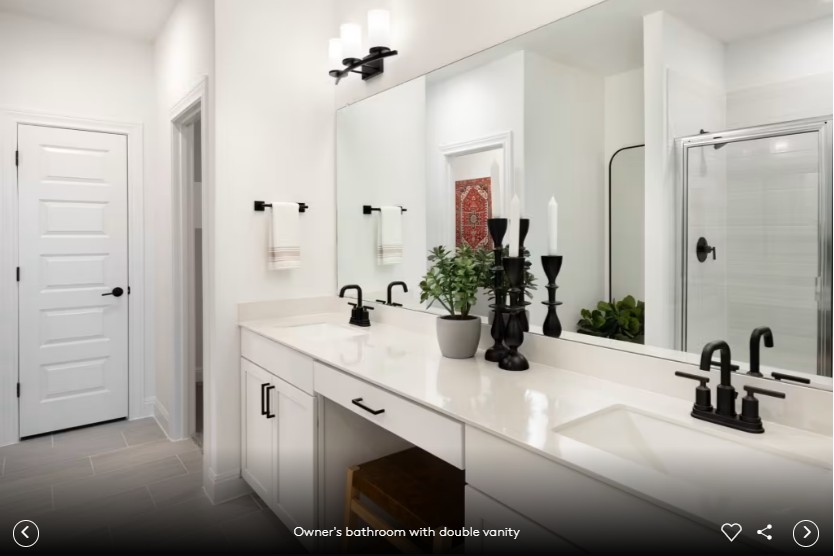 16809 Catemaco Walk Manor, TX 78653 - Photo 7 of 11 a bathroom with a sink and a mirror