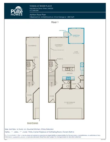 $394,900 | 9771 Behner Drive, Fishers, IN 46038