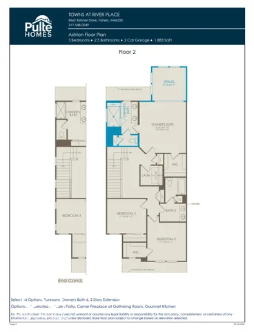 $394,900 | 9771 Behner Drive, Fishers, IN 46038