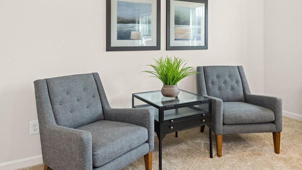 3869 Donetta Drive Atlanta, GA 30349 - Photo 18 of 49 a living room with furniture and a potted plant