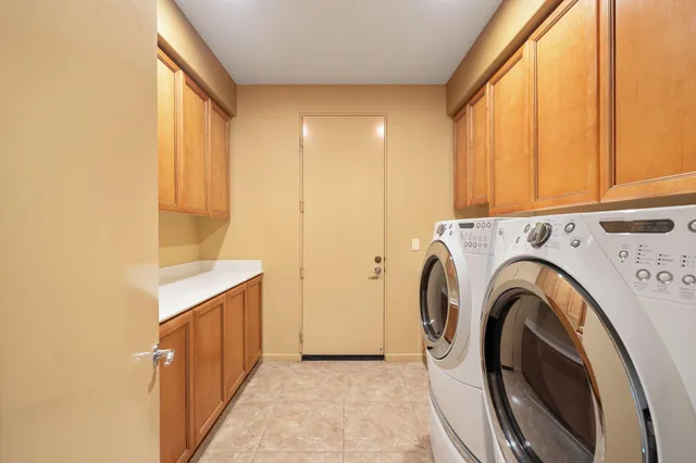 a view of a golf course with a lake