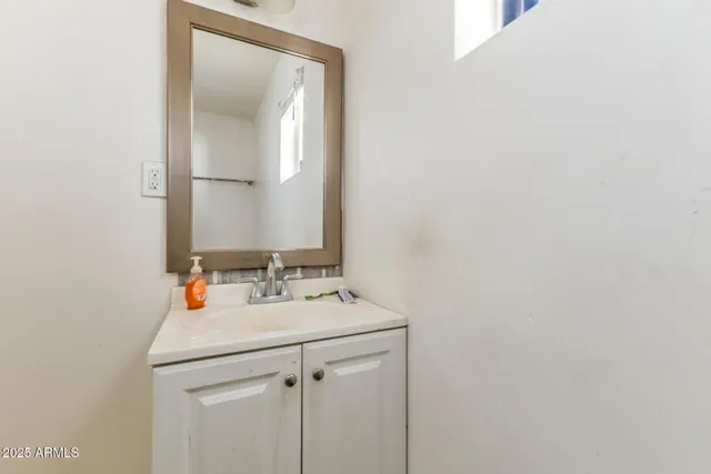 a backyard of a house