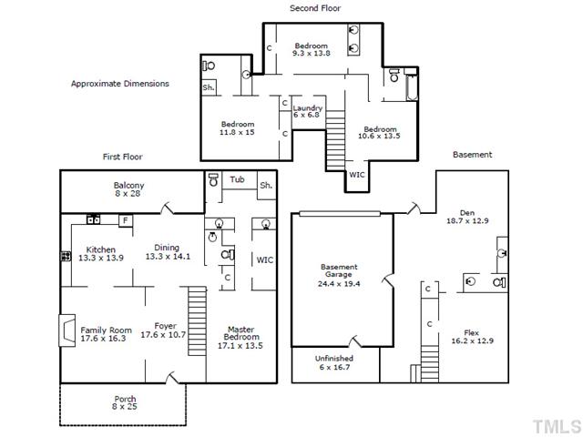 1623 Lorraine Road Raleigh, NC 27607 - Photo 23 of 23 This is a very well thought out floor plan!