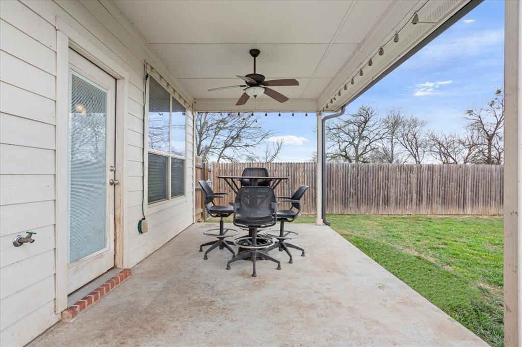 5300 Crossville Drive Waco, TX 76708 - Photo 27 of 33 a view of a patio with a table and chairs