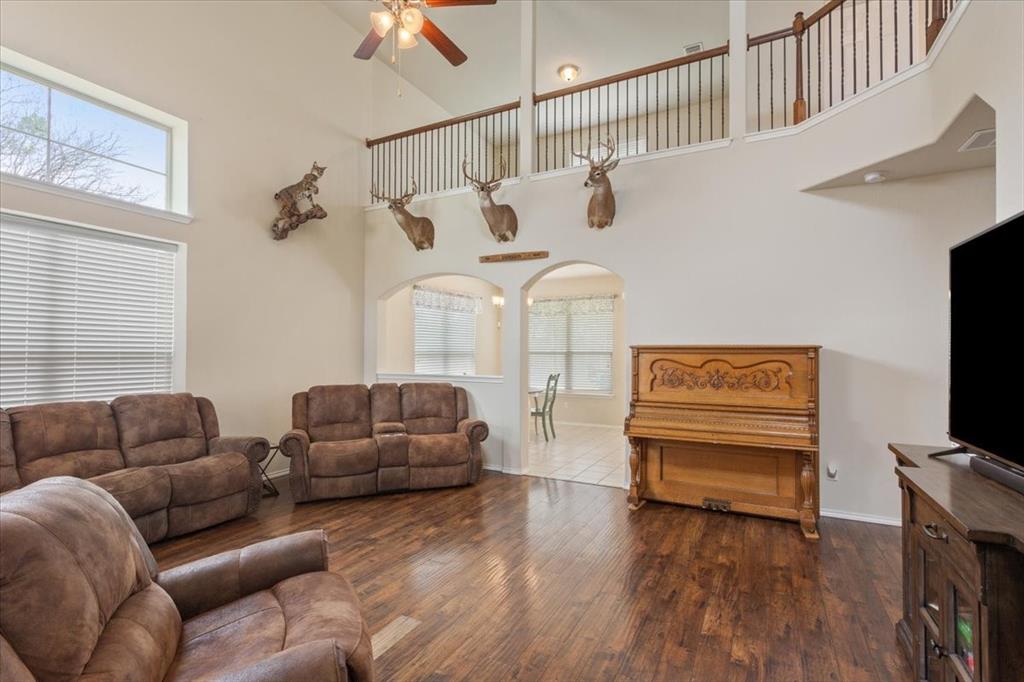5300 Crossville Drive Waco, TX 76708 - Photo 8 of 33 a living room with furniture and a flat screen tv