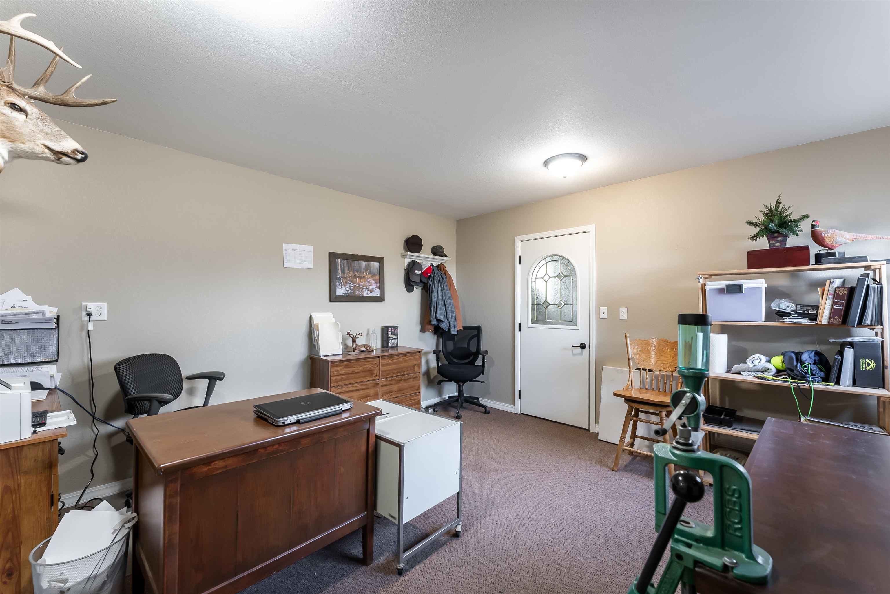 3540 East 45th Street North Wichita, KS 67220 - Photo 34 of 36 This office is attached to the shop. It is heated, cooled, has a bathroom, and could make a wonderful pool house, if you desired.