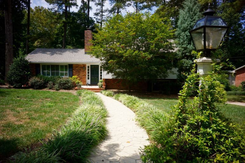 3621 Dade Street Raleigh, NC 27612 - Photo 1 of 23 A curving textured sidewalk welcomes guests. Exterior Front