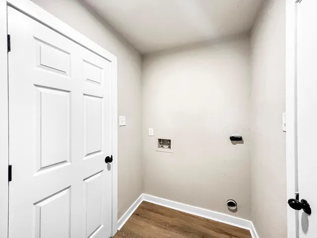 a view of a closet area