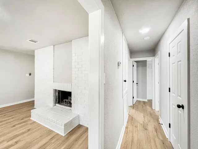 a view of livingroom with furniture and wooden floor