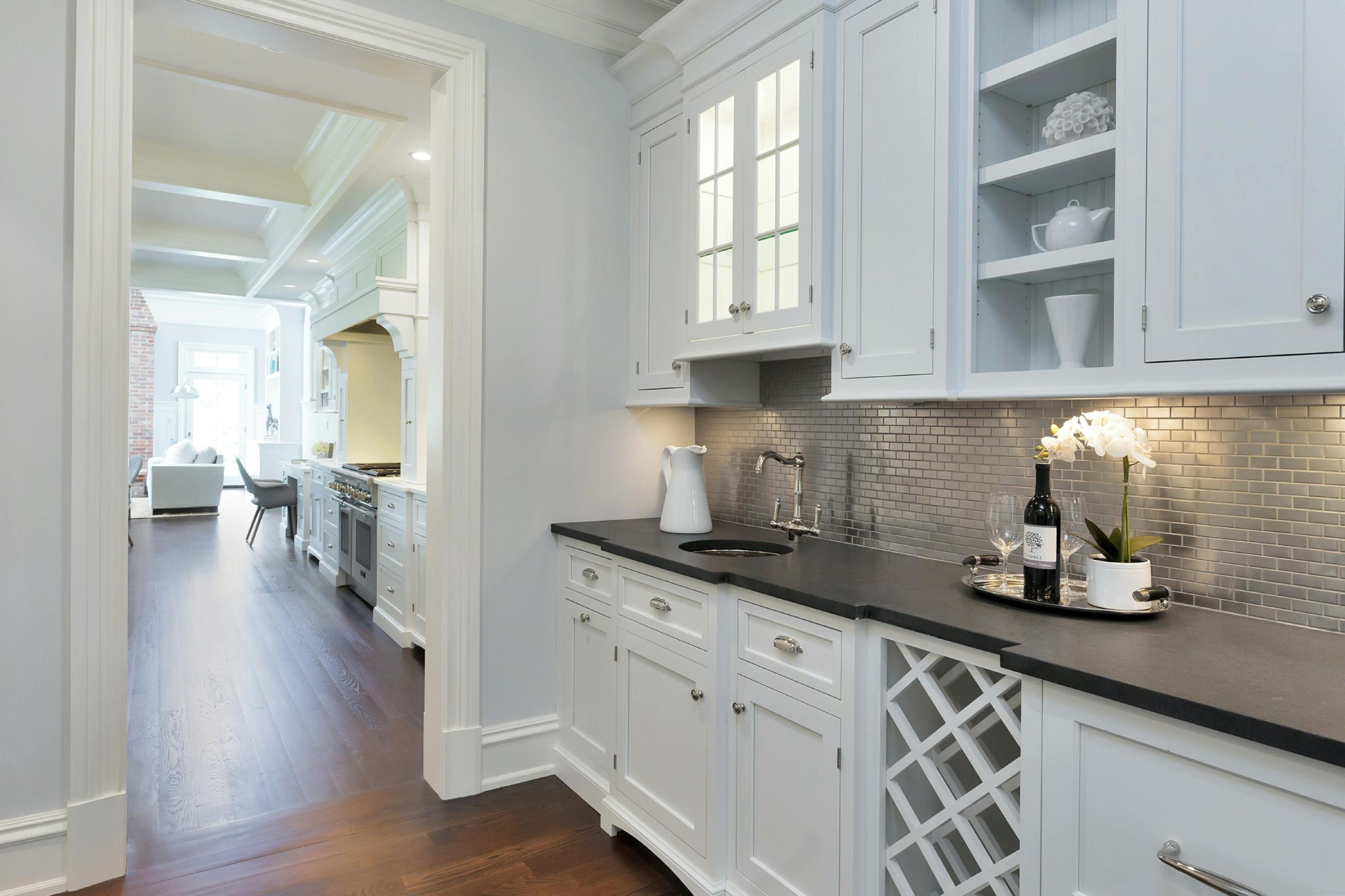 6 A Cross Road Darien, CT 06820 - Photo 13 of 24 a kitchen with sink and cabinets