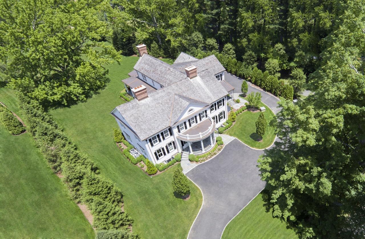6 A Cross Road Darien, CT 06820 - Photo 2 of 24 an aerial view of a house