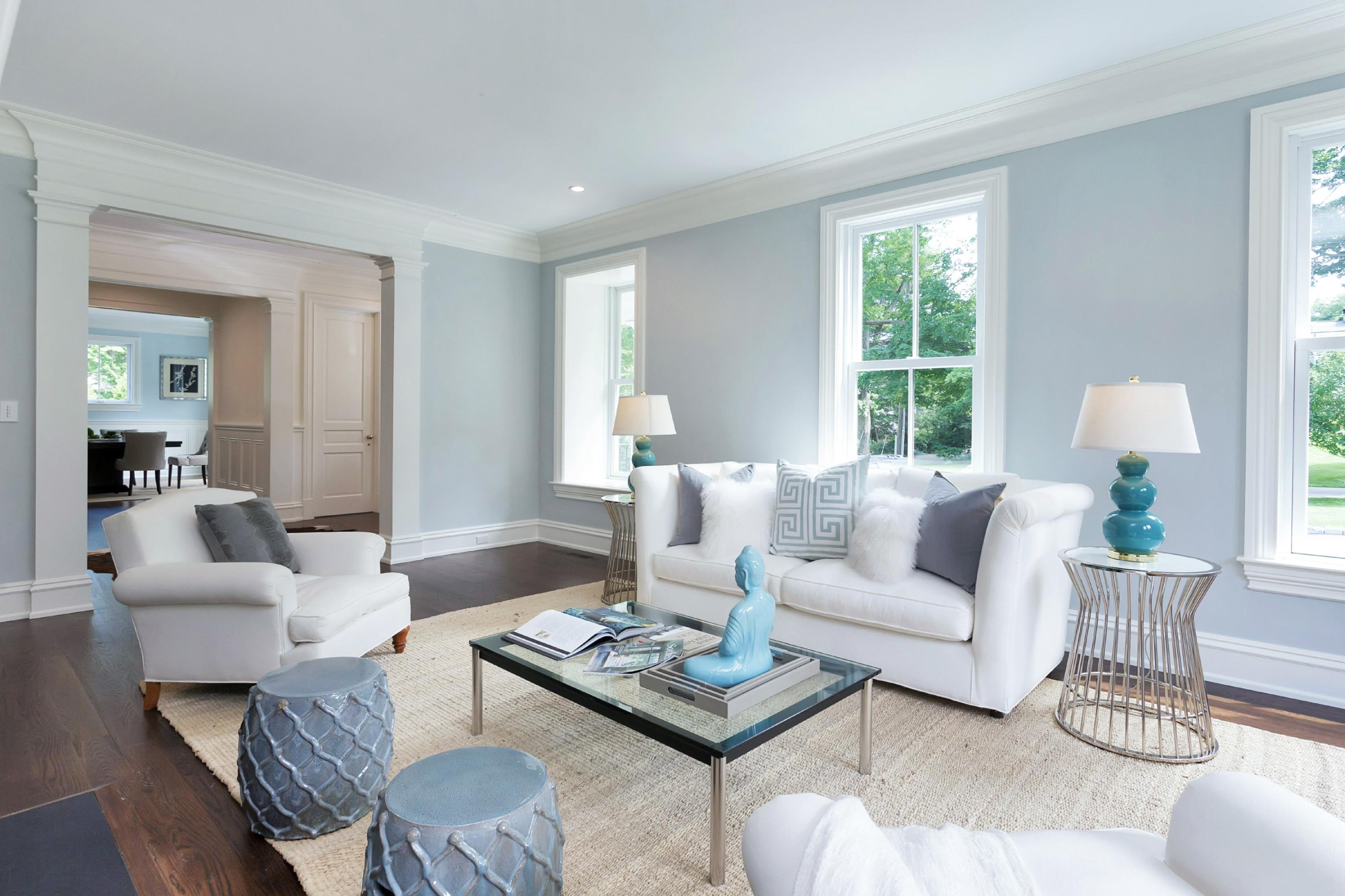 6 A Cross Road Darien, CT 06820 - Photo 4 of 24 a living room with furniture and a large window