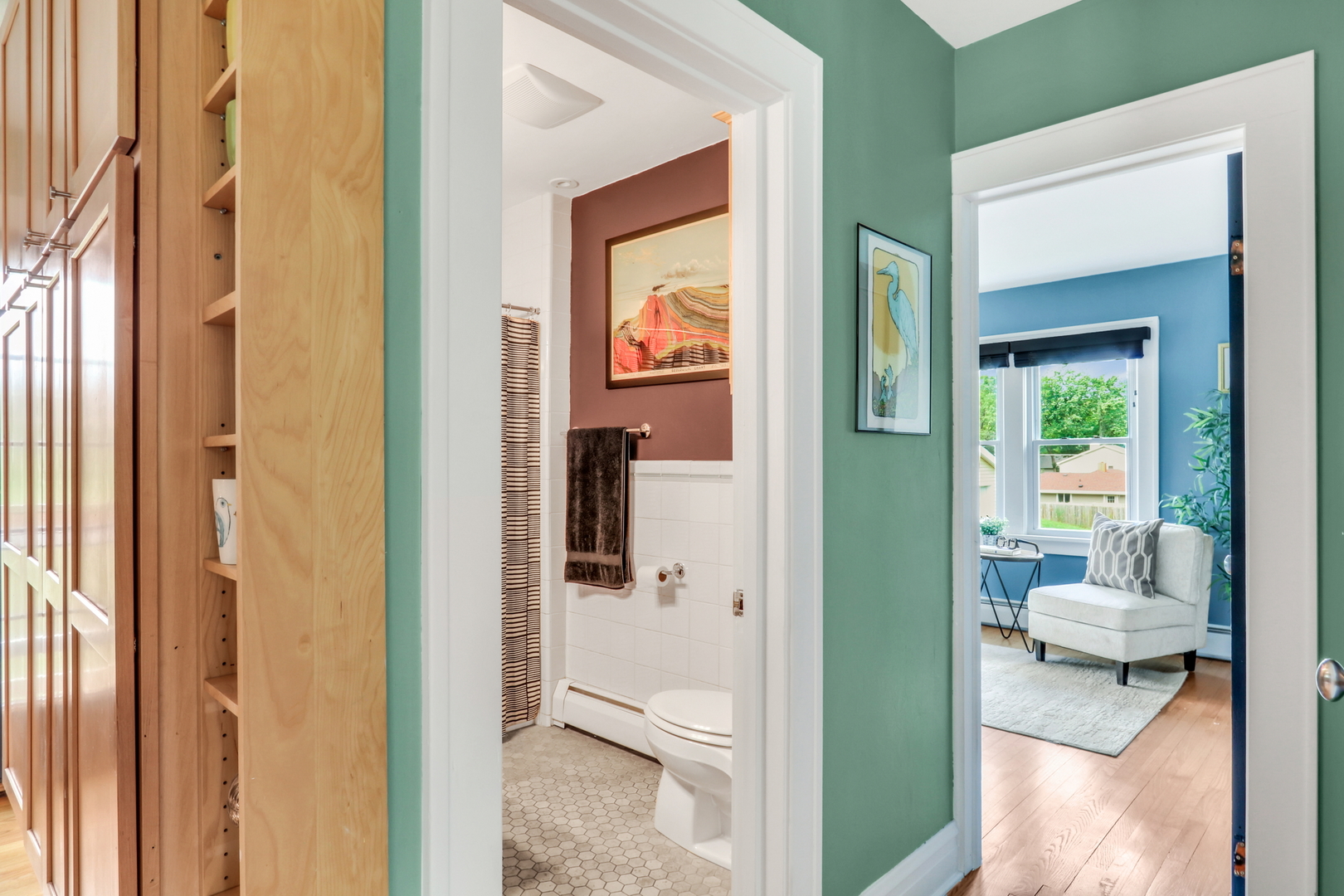 732 Rogers Road Gurnee, IL 60031 - Photo 19 of 44 a bathroom with a toilet and a view of bathroom