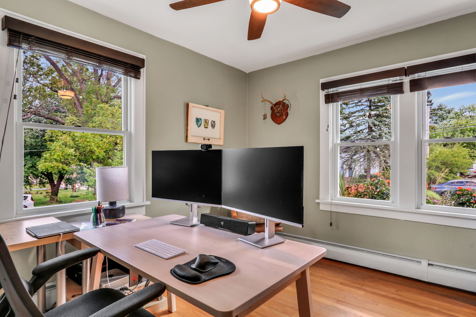 732 Rogers Road Gurnee, IL 60031 - Photo 8 of 44 a view of a workspace with furniture and a window