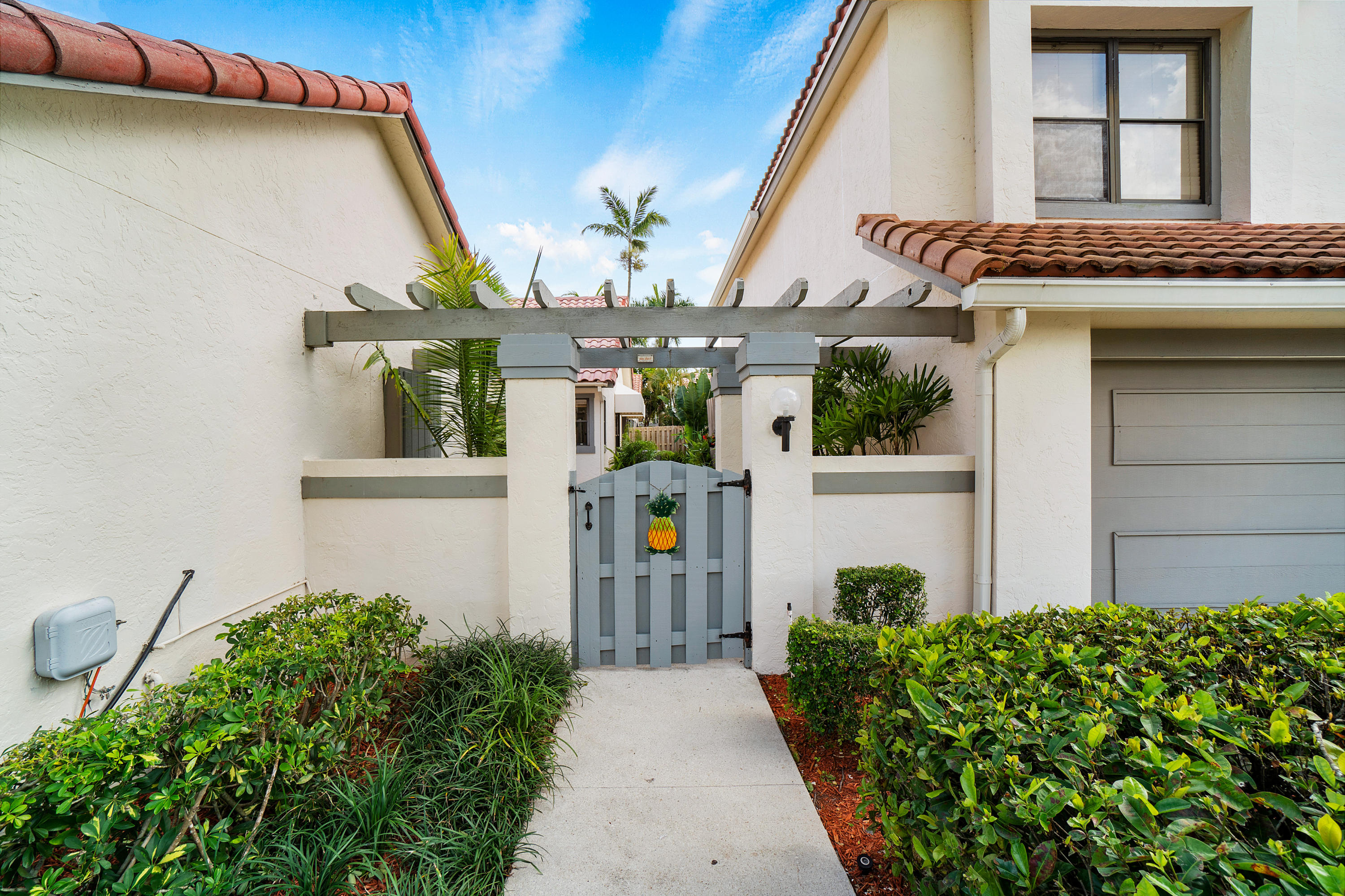 Gated Courtyard Entry