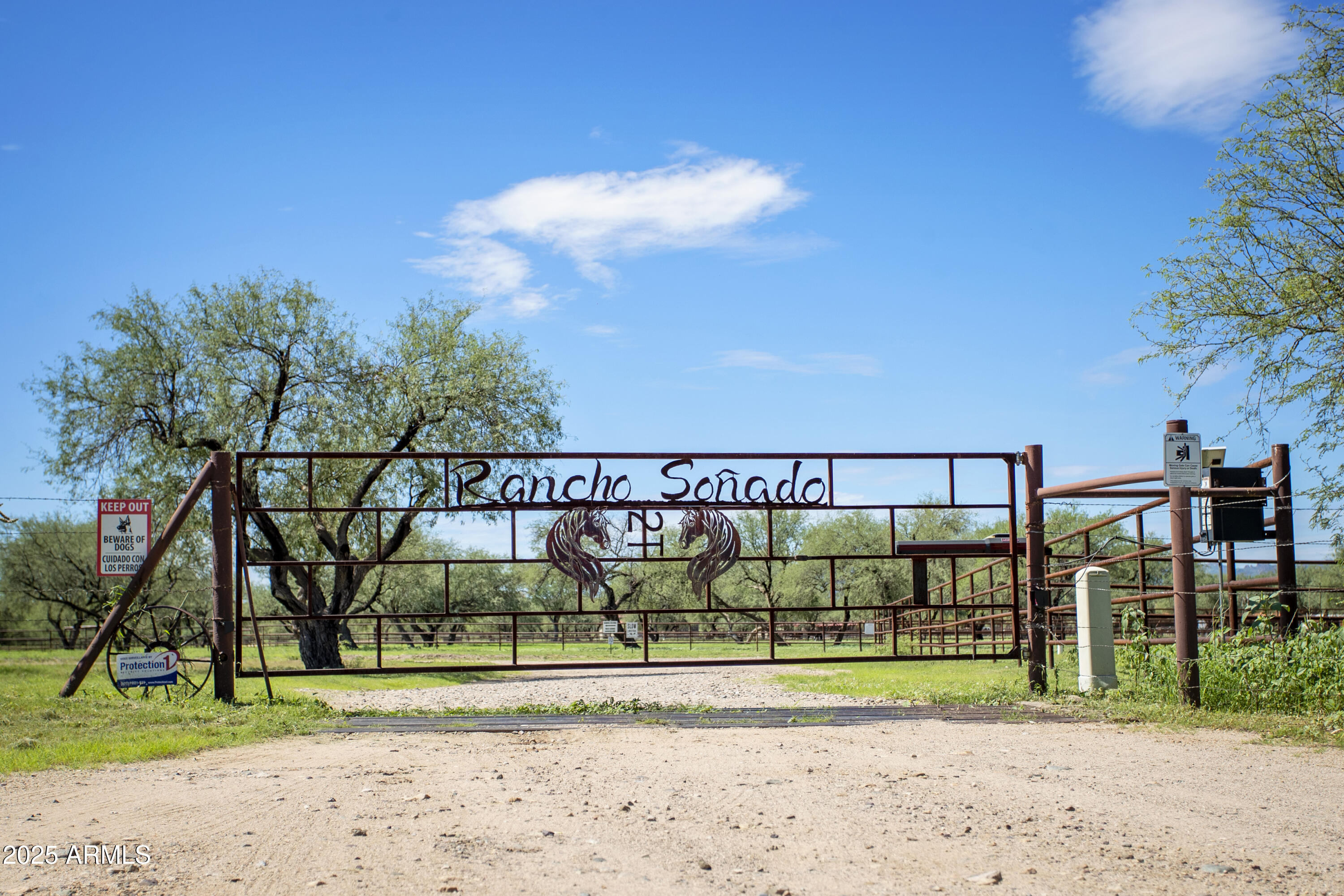3155 West Elephant Head Road Amado, AZ 85645 - Photo 2 of 79 Welcoming front gate
