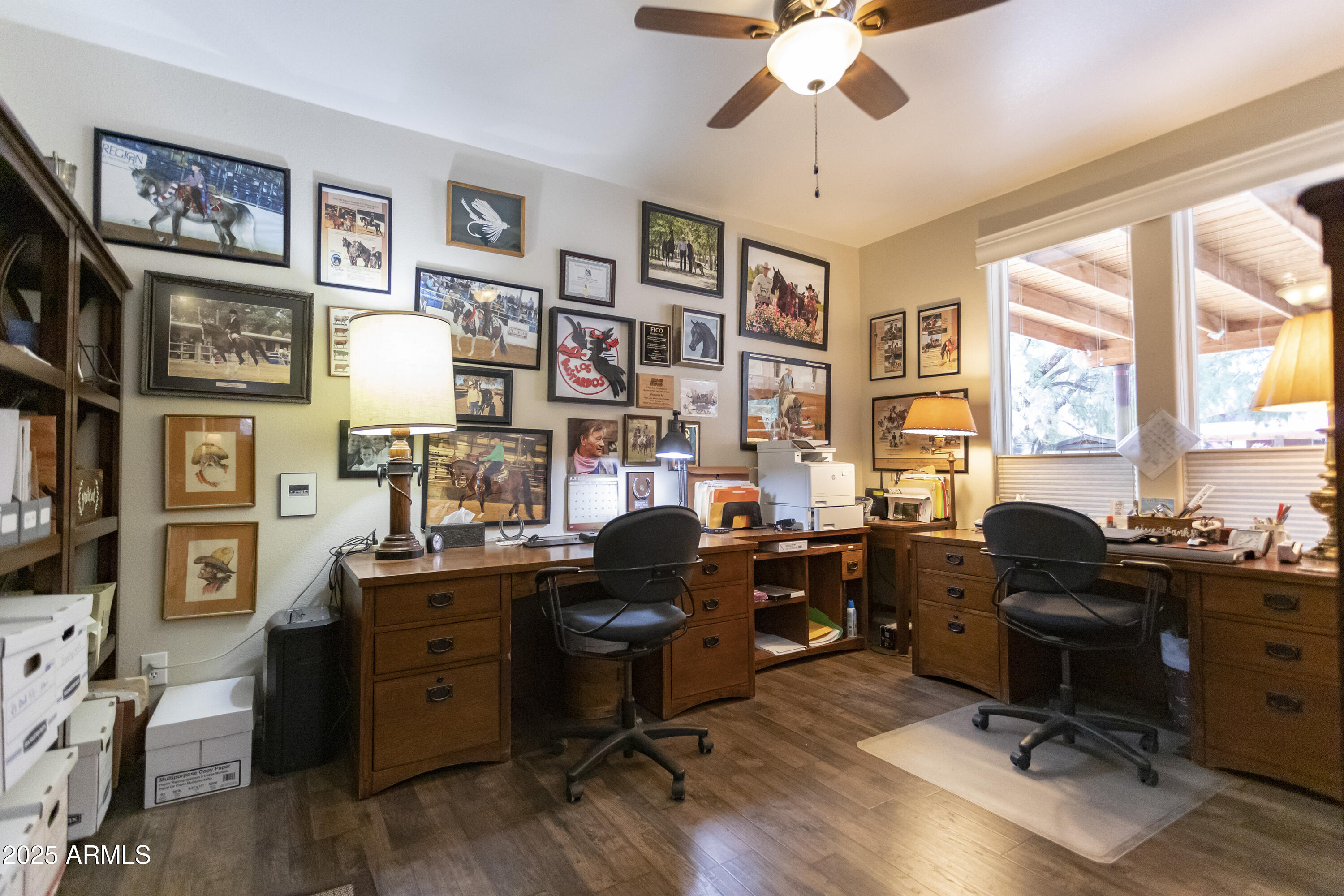 3155 West Elephant Head Road Amado, AZ 85645 - Photo 24 of 79 a view of a workspace with furniture and a window
