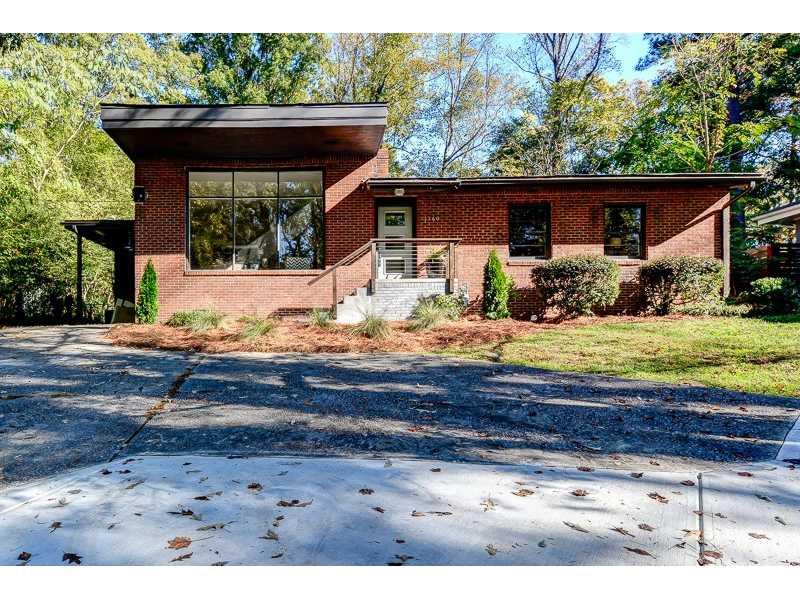 1360 Lavista Road Northeast Atlanta, GA 30324 - Photo 1 of 1 Exterior Front. Recently renovated mid-century modern home in popular Lavista Park!