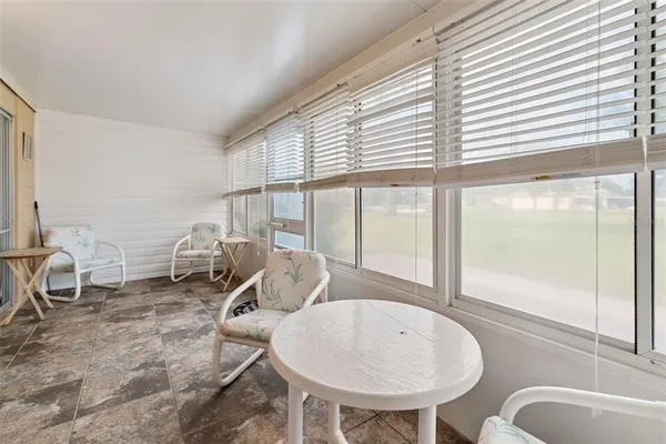 a very nice looking room with a large window