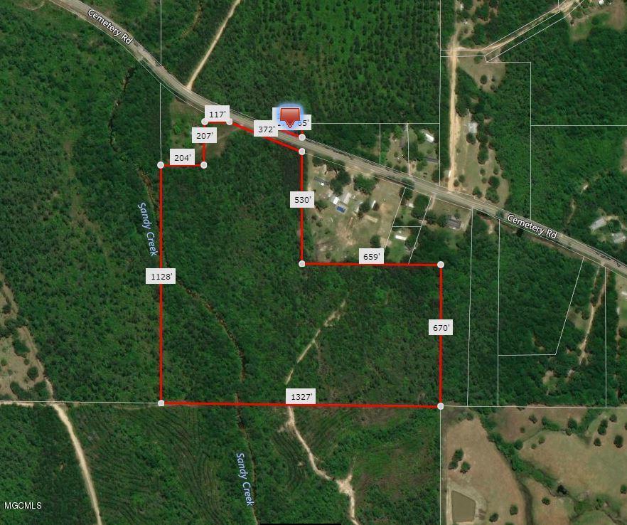 15355 Cemetery Road Gulfport, MS 39503 - Photo 12 of 13 Cemetery Rd Lot Dimensions Aerial