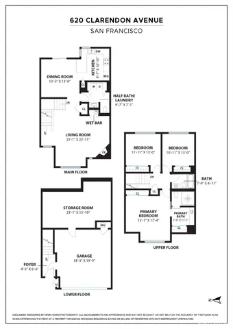 $1,195,000 | 620 Clarendon Avenue, San Francisco, CA 94131