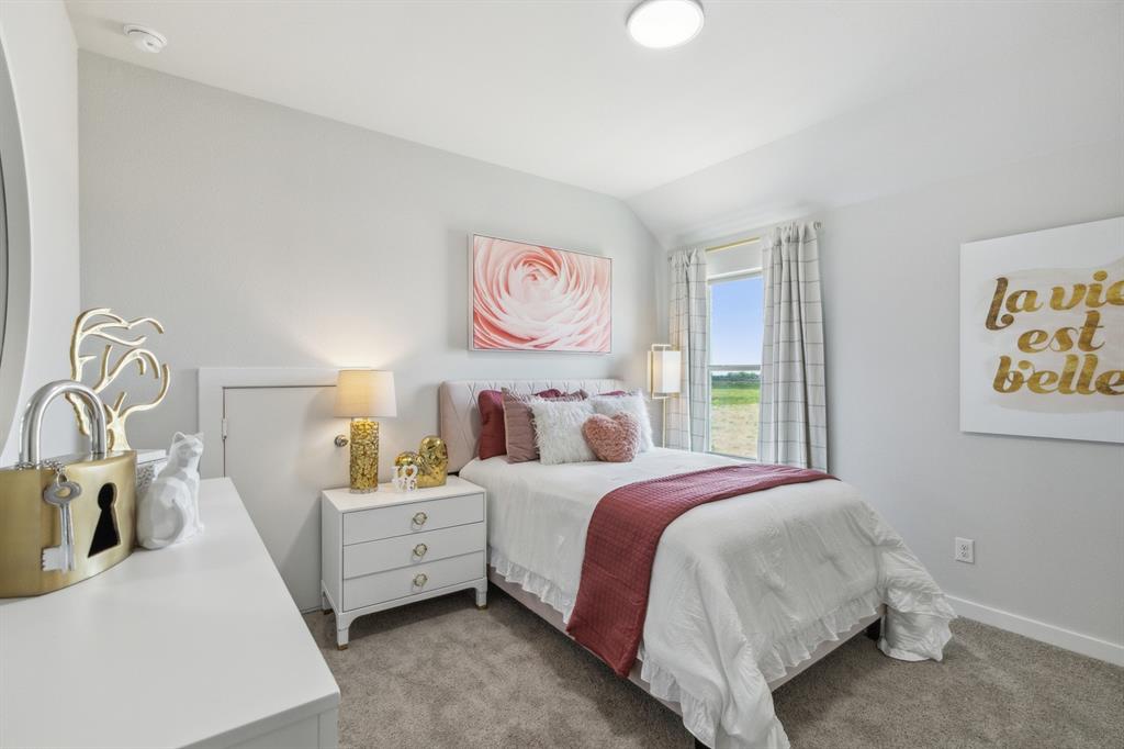 667 Sierra Ridge Lavon, TX 75166 - Photo 22 of 25 Bedroom in the Winters home plan by Trophy Signature Homes – REPRESENTATIVE PHOTO