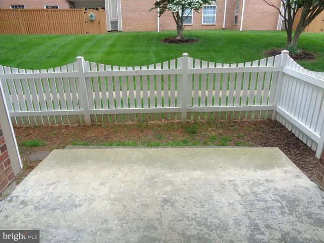 a view of a garden with a small yard