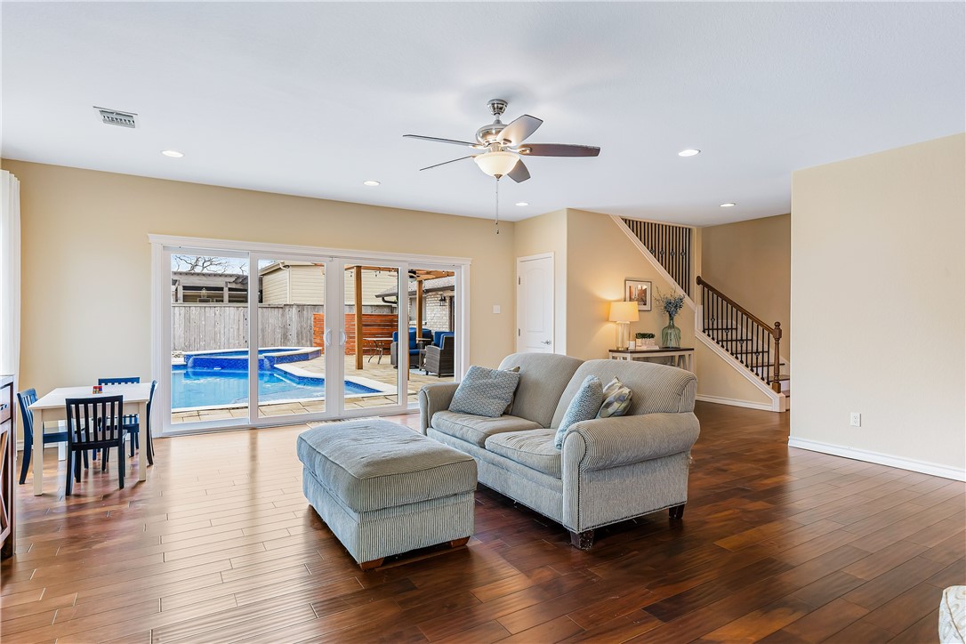 3350 Mavis Drive Corpus Christi, TX 78411 - Photo 13 of 40 a living room with furniture and wooden floor