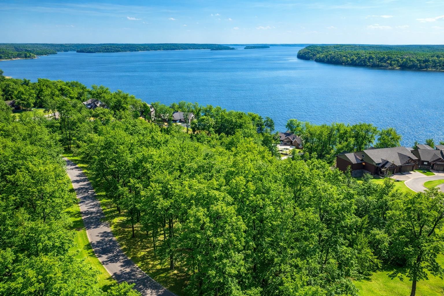 42 Breathtaking Loop Savannah, TN 38372 - Photo 2 of 35 an aerial view of a houses with a lake view