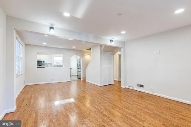 a view of an empty room