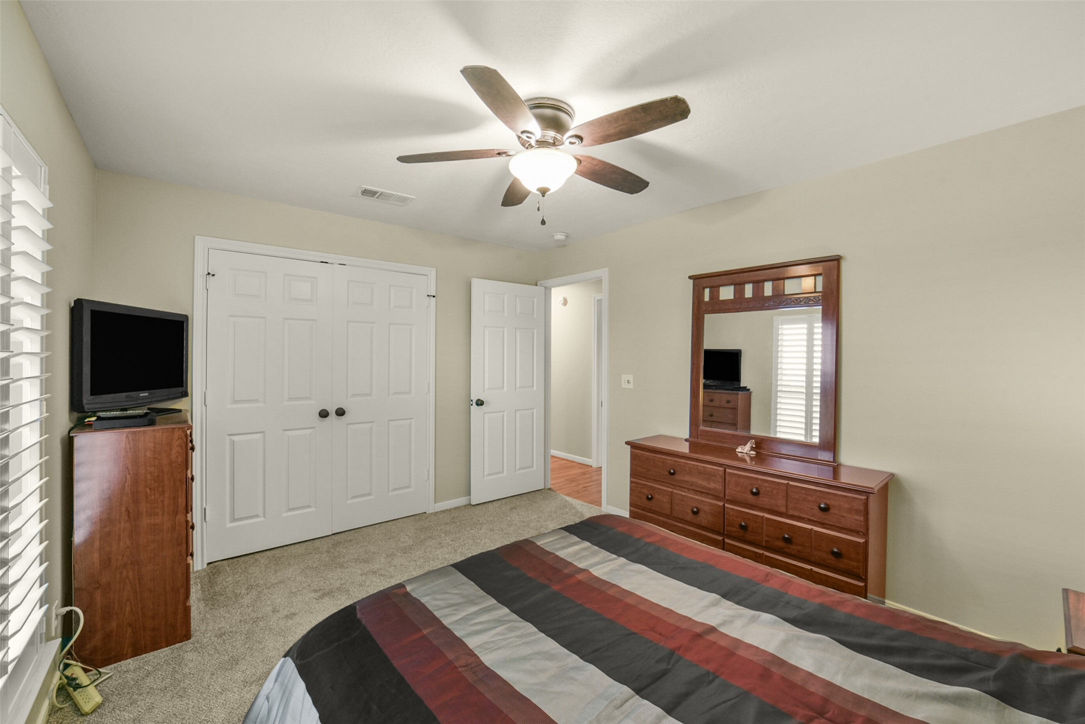 29103 Quail Nest Road Hockley, TX 77447 - Photo 16 of 49 Bedroom #2 with plantation shutters