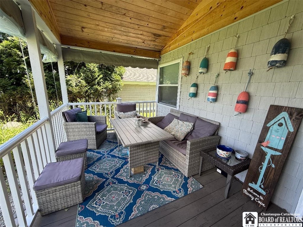 2596 Shadyside Road Mina, NY 14736 - Photo 15 of 23 Covered Front porch