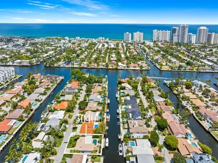 a view of a lake with a house