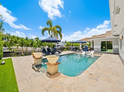 a view of outdoor space yard deck patio and outdoor kitchen