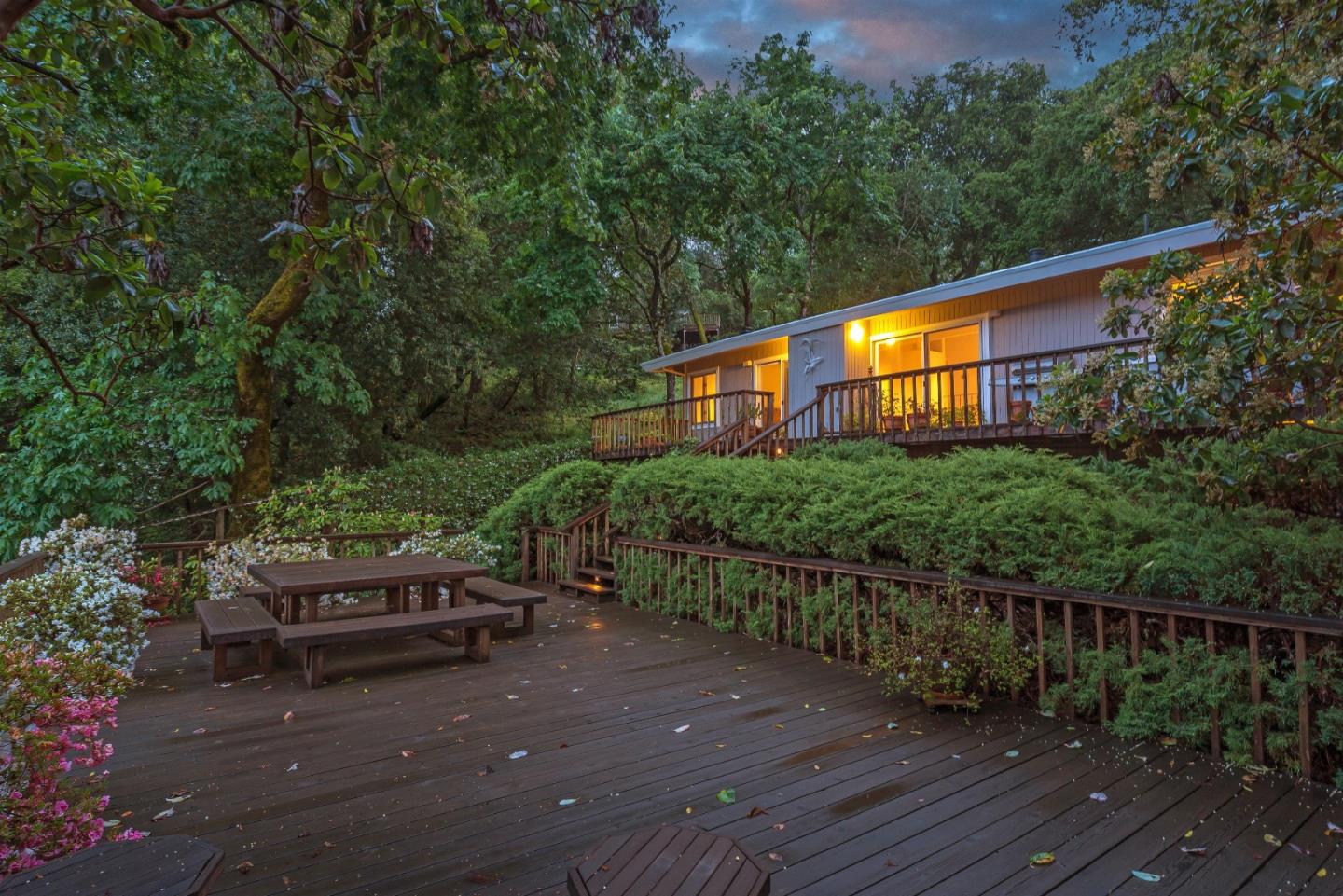 21661 Woolaroc Drive Los Gatos, CA 95033 - Photo 23 of 48 a house view with a garden space