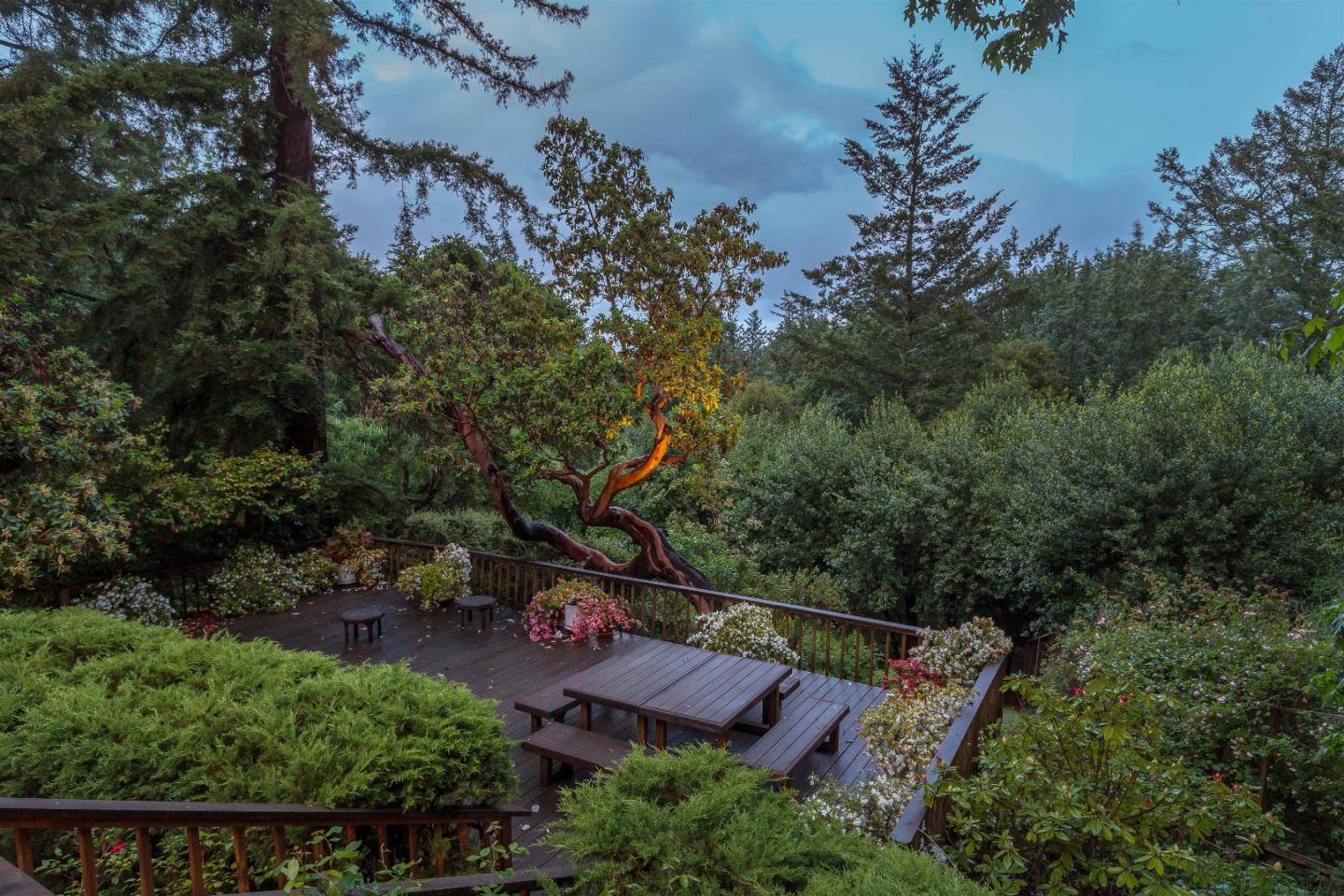 21661 Woolaroc Drive Los Gatos, CA 95033 - Photo 27 of 48 an aerial view of house with yard swimming pool and outdoor seating