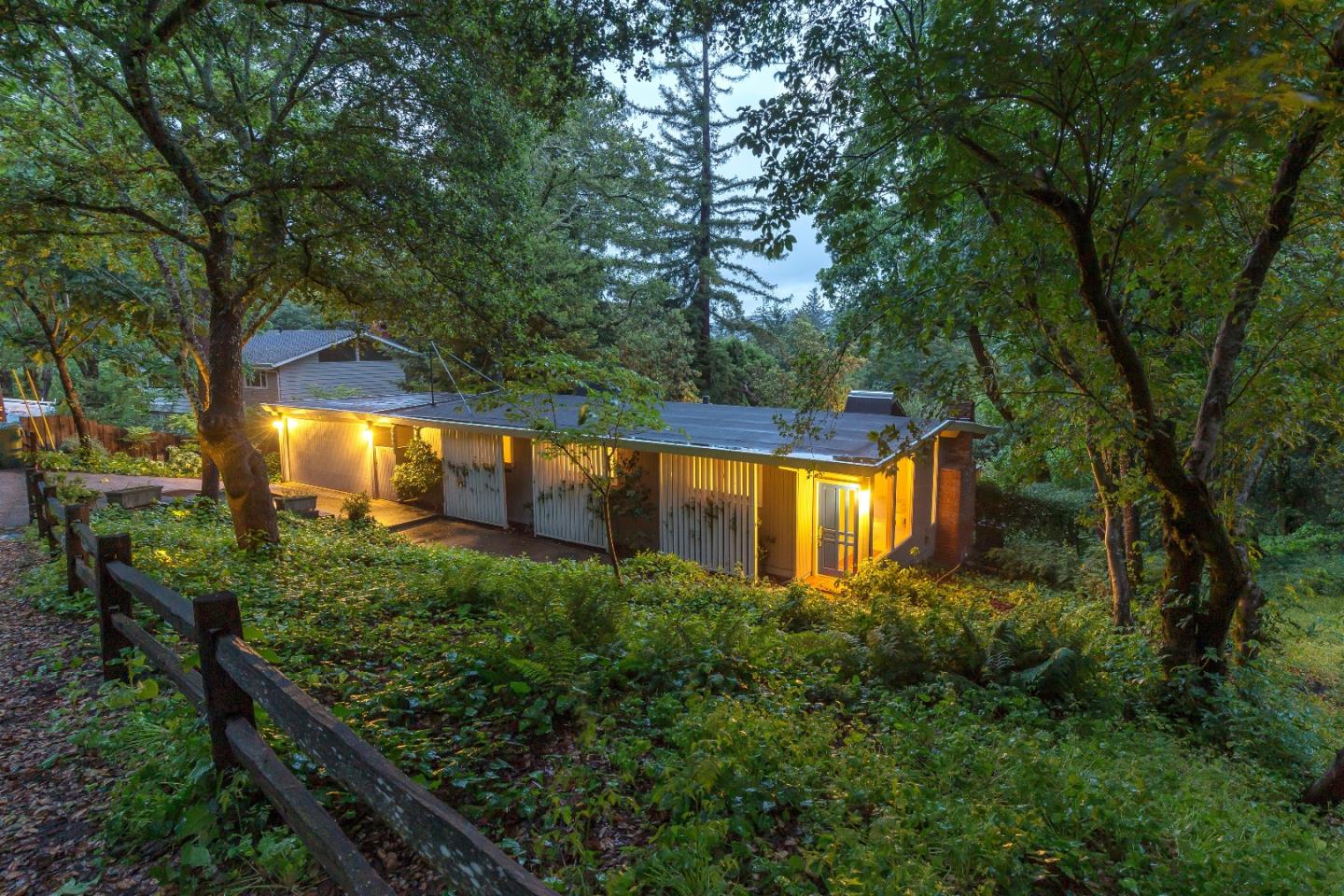 21661 Woolaroc Drive Los Gatos, CA 95033 - Photo 31 of 48 a view of a backyard with a garden