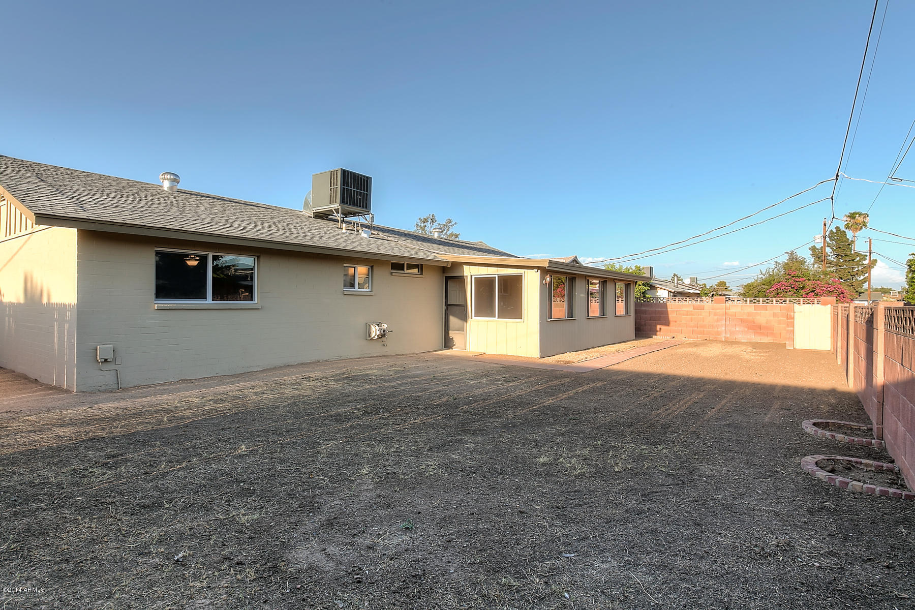 3919 West Rancho Drive Phoenix, AZ 85019 - Photo 26 of 27 Rear Yard Elevation