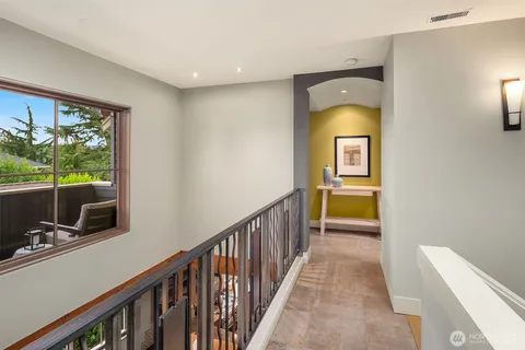 a bed room with a bed and a couch