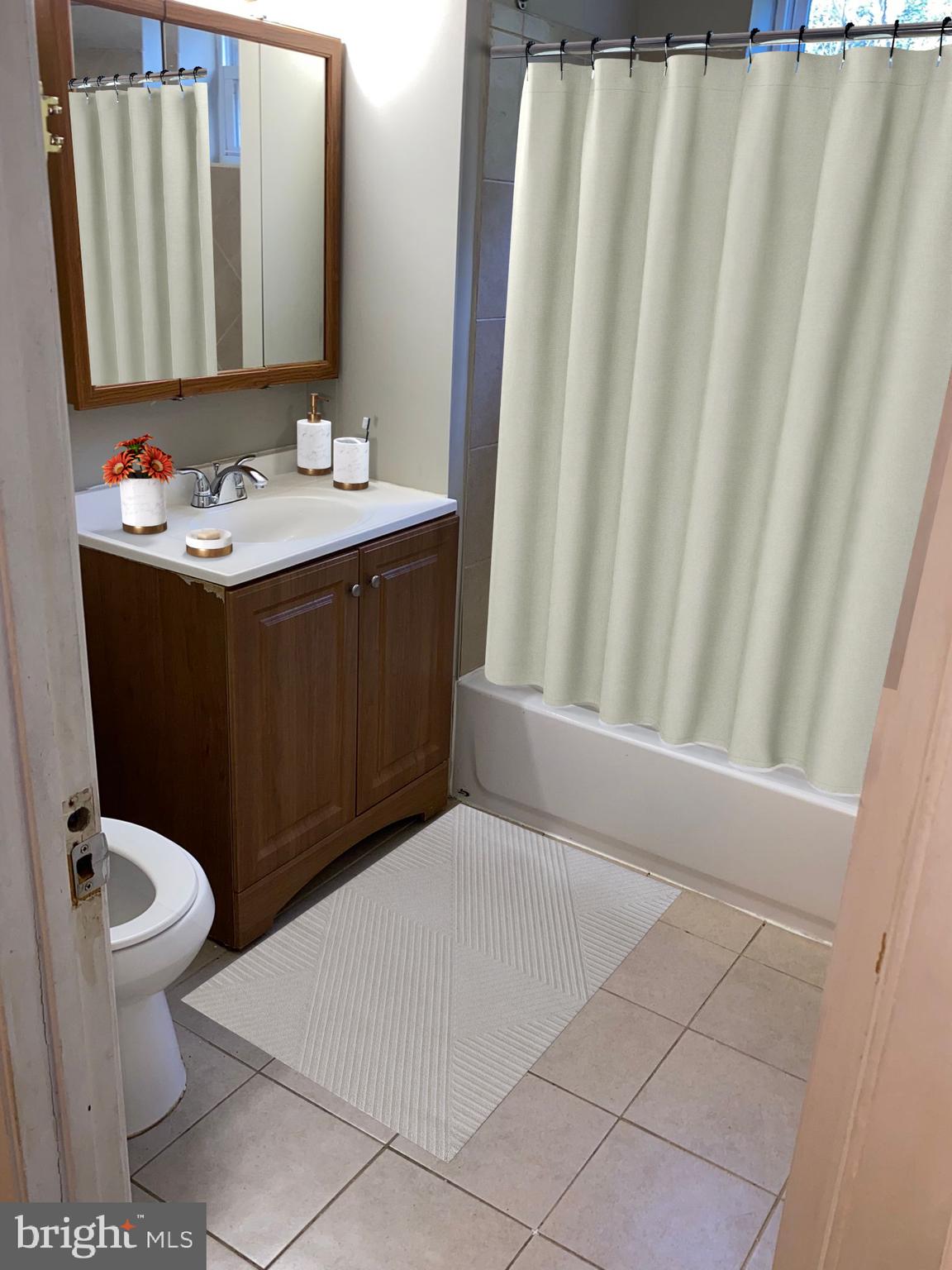 3536 Overview Road Baltimore, MD 21215 - Photo 11 of 11 a bathroom with a sink a toilet and a mirror