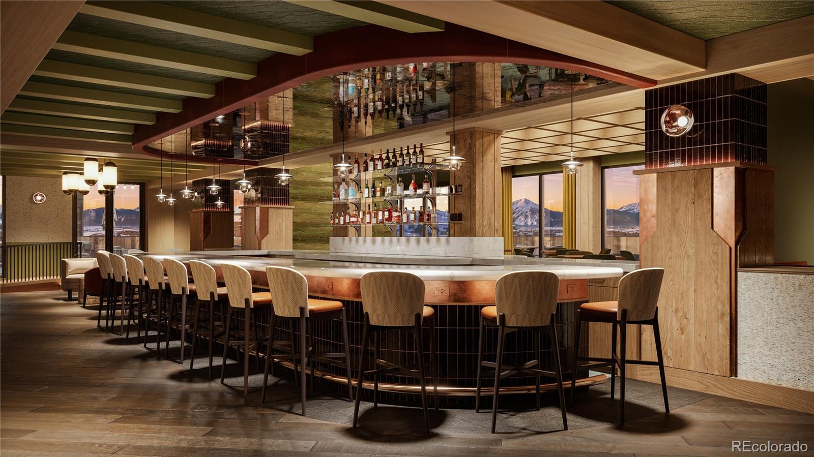 500 Gothic Road, Unit 541 Crested Butte, CO 81225 - Photo 11 of 22 a view of a chairs and tables in the back