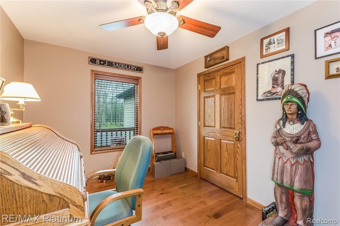 4558 North Latson Road Howell, MI 48855 - Photo 20 of 46 Bedroom 3 views the covered Front Porch